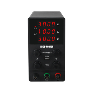 Alimentation CC numérique réglable Nice <span class=keywords><strong>Power</strong></span> SPS3010 noire 10A 300W avec refroidissement par ventilateur pour la réparation de téléphones portables et de montres - Product Image 2
