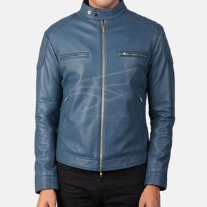 Venta caliente hombres ropa chaqueta de cuero nueva moda hombres chaqueta de invierno a prueba de viento chaqueta de cuero transpirable - Product Image 3
