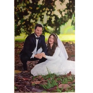 Oem/ODM xuất khẩu Kích thước Việt Nam khung tiêu chuẩn tường sơn tùy chỉnh chân dung Trọng lượng nhẹ nhà máy Vải 30*40cm 3 bức tranh - Product Image 5