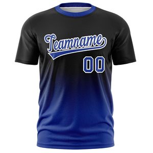 Top qualité hommes 100% coton Baseball à manches courtes maillot personnalisé imprimé col uni motif solide col rond chemise vierge unisexe - Product Image 1