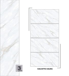 Azulejos esmaltados súper blancos Azulejos de porcelana de hotel con acabado mate para pared y suelo de baño y baño 600x1200mm - Product Image 4