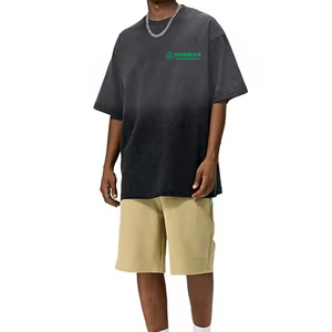 เสื้อยืดลำลองผู้ชายทรงหลวมใส่สบาย ทนทาน ผ้าฝ้าย 100% เป็นมิตรกับสิ่งแวดล้อม ระบายอากาศได้ดี ผลิตในปากีสถาน ขายดีที่สุด - Product Image 6