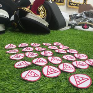 Arche royale maçonnique brodée coudre le fer sur l'insigne de patch - Product Image 5