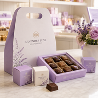Ensemble d'emballages personnalisés pour chocolats AT PACK avec sacs cadeaux, boîtes à chocolats, boîtes à bonbons et emballages de confiserie de luxe