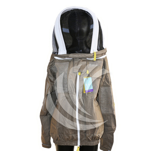Chaqueta de Apicultura Semi-Ventilada a Prueba de Picaduras para Apicultores, Chaqueta de Apicultura de 3 Capas con Velo Protector, Suministro en Línea - Product Image 2