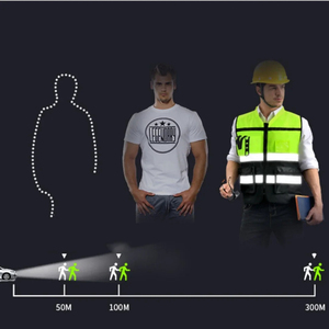 Gilet en maille réfléchissante haute visibilité personnalisé vêtements de travail respirants en tissu polyester jaune fluorescent pour les travailleurs de la route et d'usine - Product Image 2