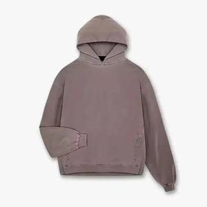 Vente en gros de survêtements lourds personnalisés pour hommes, jogging, pull à capuche délavé à l'acide, ensemble deux pièces OEM - Product Image 2