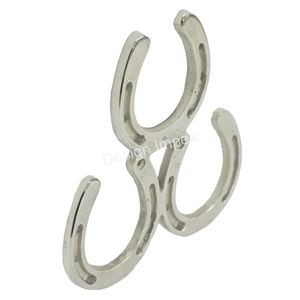 แผ่นป้ายติดผนังรูปเกือกม้า 3 ชิ้น สำหรับตกแต่ง งานฝีมือ สไตล์ขี่ม้า แผ่นป้ายหรูหรา ของตกแต่งผนัง ของตกแต่งบ้านสไตล์โมเดิร์น ของตกแต่งภายใน - Product Image 3