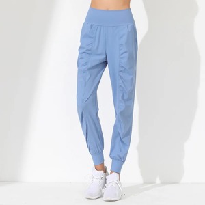 Femmes été couleur unie vêtements de travail course lente séchage rapide randonnée pantalon sport cargo pantalon femmes tendance 2025 - Product Image 5