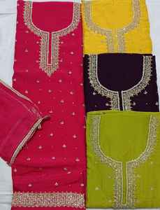 Trajes de moda india bordados a mano sin costuras de diseñador moderno para mujeres para fiestas de estilo tradicional - Product Image 4