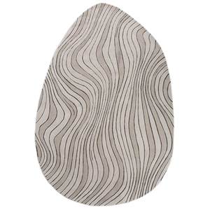 Tapis artisanal en laine et viscose, motif abstrait rayé rectangulaire, pour salon ou couloir, modèle Tra-1212 - Product Image 1