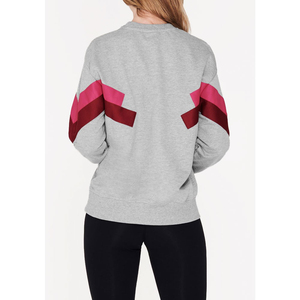 Sudadera Cómoda para Mujer, Estampada, Forrada de Felpa, 100% Algodón, Ligera, Cuello Redondo, Invierno, Servicio OEM, Superventas - Product Image 2