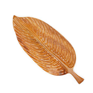 Plateau en bois écologique fait à la main pour les salades et les fruits, plateau de service alimentaire de forme arrondie, prix Offre Spéciale - Product Image 5