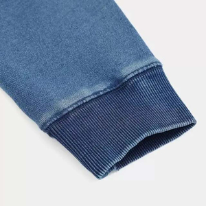 Sudaderas con capucha lisas de gran tamaño para hombre, sudaderas 100% de algodón, ropa de invierno transpirable ecológica, conceptos básicos de manga larga de Color sólido - Product Image 5