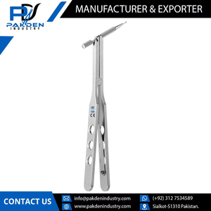 เครื่องมือผ่าตัดแบบแมนนวลสำหรับการเจาะ Trabeculectomy ยี่ห้อ Luntz-Dodick ทำจากสแตนเลสคุณภาพดีที่สุด พร้อมโลโก้ที่ปรับแต่งได้ ยี่ห้อ PAKDEN - Product Image 3