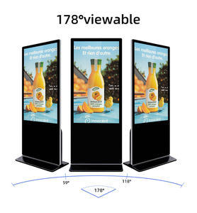 55-inch tầng thường vụ tương tác LCD hiển thị quảng cáo kiosk cảm ứng điện dung HD kỹ thuật số biển Máy nghe nhạc - Product Image 3