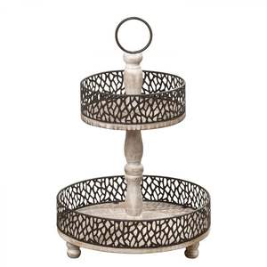 Support à gâteau en métal galvanisé avec plat pour mariages et fêtes d'anniversaire couleur de forme de taille personnalisée - Product Image 1