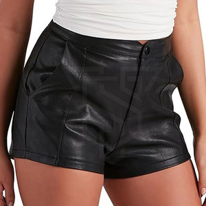 2025 Shorts en cuir respirant de haute qualité à la mode pour femmes couleur personnalisée à vendre - Product Image 2