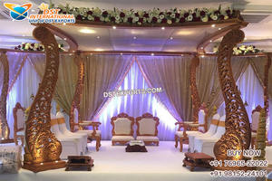 Conjunto de Mandap de boda con tema marroquí moderno, Mandap de estilo indio, Mandap árabe, gran conjunto de boda, Mandap personalizado, exportador, venta en Reino Unido - Product Image 2