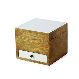 Caja de Madera Ecológica Personalizada con Espejo para Joyas, Decoración del Hogar y Regalos - Product Image 2