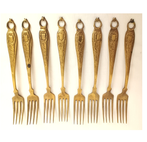 Fourchette en laiton Fourchette en laiton attrayante Personnaliser la conception de haute qualité pour la fête Personnaliser la taille Meilleure vente - Product Image 1