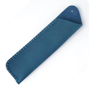 Estuche de lápices de cuero auténtico personalizado Estuche de bolígrafos personalizado Estuche estético Bolso de bolígrafos de cuero genuino - Product Image 6