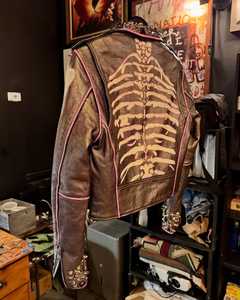 2025 Men's Reversible Breathable Water-Proof Plus Size Leather Jacket with Unique Logo Best Price Wholesale <b>for</b> <b>Sale</b> - Product Image 5