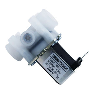 Vanne solénoïde électrique Puricom VA-0177-2 DC 24V 1/4NPTF Port 400cc Pièces de filtre à eau de rinçage Raccord Jaco pour usage domestique - Product Image 2