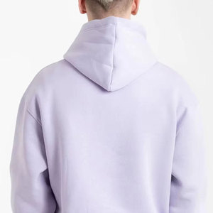 Sudadera clásica extragrande de algodón grueso, estilo streetwear, con logo personalizado para hombre - Product Image 6