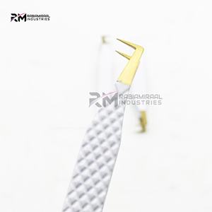 RMI 90 degrés Botte Volume Point 24k or Tip Diamond Grip Blanc Poudre Enduit Couleur - Product Image 6