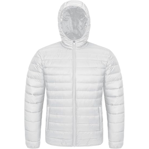 Fourniture directe d'usine grande taille hommes hiver décontracté doudoune légère à capuche respirant veste extérieure avant bas quantité minimale de commande - Product Image 2