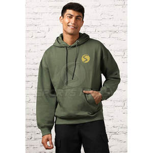 เสื้อฮู้ดปักลายไซส์ใหญ่สำหรับผู้ชาย, เสื้อฟลีซผ้าขนแกะดีไซน์ทันสมัยเรียบง่ายเสื้อผ้าลำลองแนวสตรีท - Product Image 4