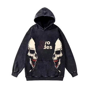 Wholesale 380gsm Cropped <b>Hoodie</b> <b>Men's</b> 100% Cotton Blank <b>Thick</b> French Terry Luxury Quality Heavy Weight Oversized - Product Image 6