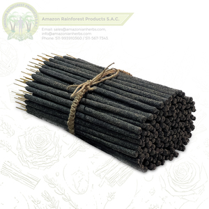 Varillas de incienso de copal negro Bolsa de calidad premium X 7 unidades Varillas de incienso artesanales sostenibles y ecológicas Aromaterapia PE - Product Image 2