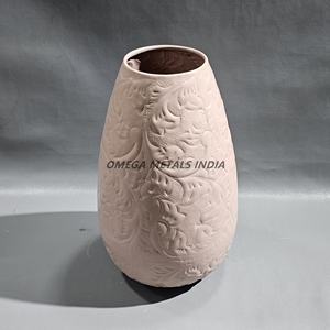 High Grade Black <b>Textured</b> Metal <b>Vase</b> Tall Cylindrical Shape with Tapered Neck Perfect for Modern Home and Office Decor - Product Image 6
