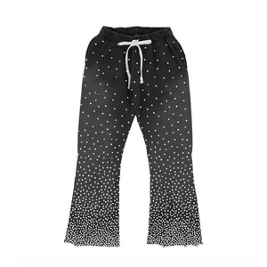 Conjunto de Sudadera con Capucha y Pantalones Deportivos de Algodón 100% para Hombre, Estilo Vintage, Corte Holgado, Lavado Ácido, con Pedrería - Product Image 4