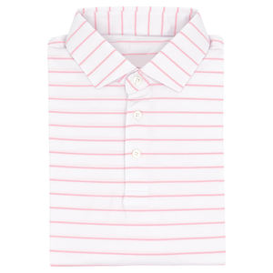 Polo de Golf a Rayas para Hombre, Informal, Transpirable, de Alta Calidad, 90% Poliéster, 10% Elastano, con Logotipo Personalizado - Product Image 3