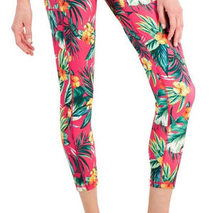 Pantalon de yoga personnalisé à taille haute pour femmes, leggings de sport à taille élastique pour fitness, jogging, leggings de yoga à compression solide - Product Image 3