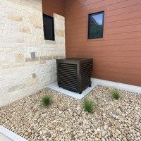 Panneaux de clôture pour climatiseur en métal thermolaqué pour dissimuler les équipements utilitaires dans la cour