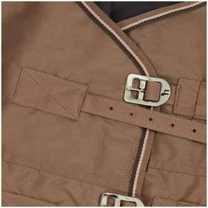 Vente chaude : Ensemble de couvertures d'hiver pour chevaux, personnalisable, respirant, imperméable, doublure en nylon, rembourrage en coton, utilisation hivernale - Product Image 2