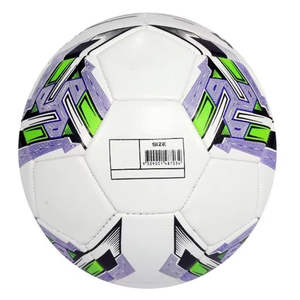 Ballon de football en cuir synthétique PU de haute qualité, cousu à la main, taille 4, poids officiel personnalisé, impression pour l'entraînement et les matchs - Product Image 6