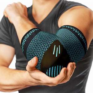 Manchon de coude en néoprène imprimé de logo personnalisé pour le bodybuilder dans les manchons de soutien de compression pour orthèse de coude d'exercice de gymnastique - Product Image 4