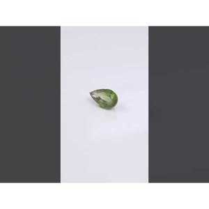 Saphir Vert Naturel de Bangkok, Pierre Libre, 4,17 carats, Minéral Clair, Coupe Goutte et Émeraude, Poli, Certifié IGI - Product Image 3
