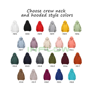 Sweat à capuche brodé en chenille pour femmes avec impression entièrement personnalisée Hoodies Street Wear décontracté tricoté personnalisé sweats à capuche unis pour femme - Product Image 5