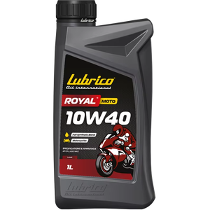 LUBRICO ROYAL MOTO Lubrifiant et nettoyant pour moteur 10W-40 entièrement synthétique API SN - Product Image 1