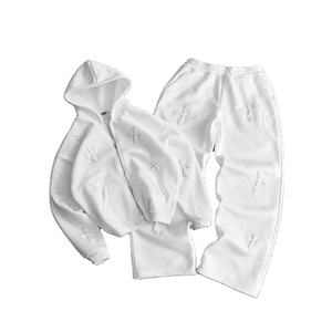 Chándal Informal de Invierno 100% Algodón Transpirable con Estampado, Cuello Alto y Cierre con Cordón - Product Image 1