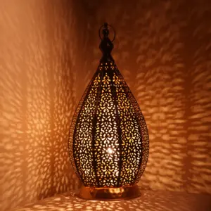 Elegant Waterproof & Windproof Metal Hanging <b>Lantern</b> Perfect for Garden Parties or Balcony Decor accessible at Reasonable Price - Product Image 4