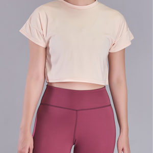 เสื้อครอปผ้าฝ้ายแขนสั้นสำหรับผู้หญิงที่มีการพิมพ์สกรีนตามสั่งเหมาะสำหรับแฟชั่นฤดูร้อนและการใช้งานประจำวัน - Product Image 1