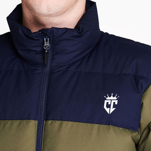 Custom Men's Outdoor Winter Puffer Jacket Plus Size Stand Collar Streetwear Style <b>Long</b> <b>Canvas</b> Fabric Quick Dry Windproof - Product Image 5