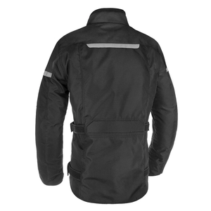 Veste de moto longue de motard pour hommes imperméable et coupe-vent pour le tourisme et l'aventure Veste de moto d'hiver en textile imprimé noir - Product Image 2